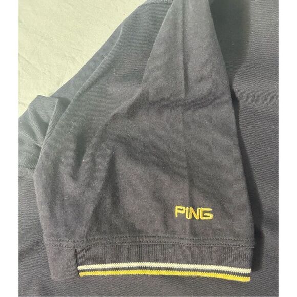 Ping  3-Button Short Sleeve Polo Shirt, Blue, Size XL, New - Picture 5 of 9